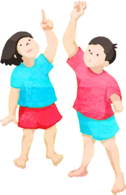 子供達のイラスト