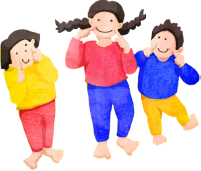 子供達のイラスト
