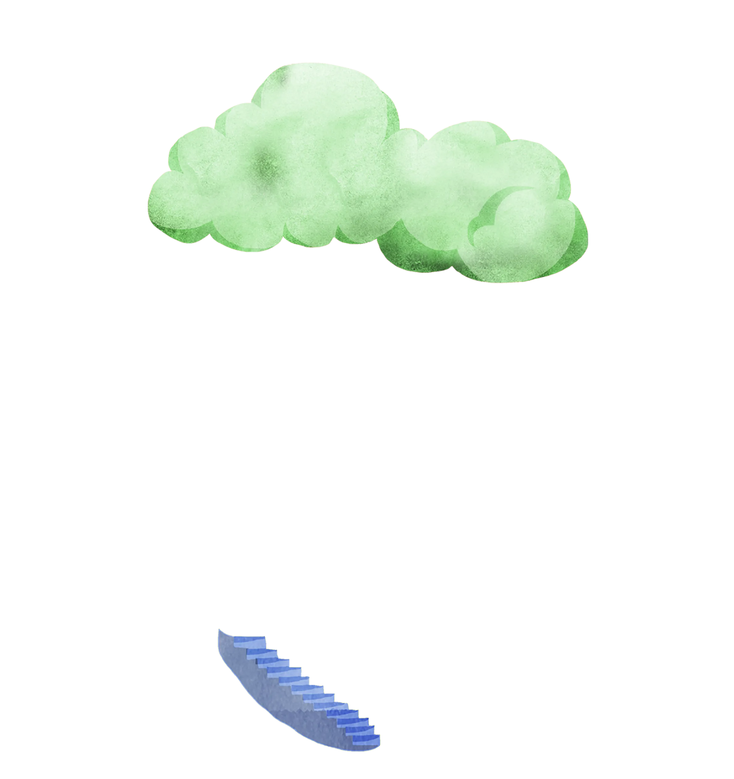 枝葉のイラスト